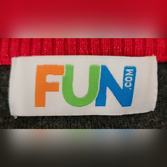 Fun.com Red & Black Vampire Sweater Size 2X - Picture 9 of 9